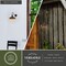 Vaxcel Dorado 1 Light Dusk to Dawn Bronze Gold Farmhouse Barn Dome Outdoor Wall Lantern T0367 - alternate 7